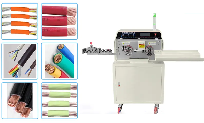 Pure Electric Large-Cross-Section Wire Stripping Machine for 6–95 mm² Cables JW-895F