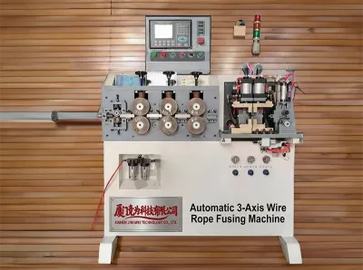 Automatic 3-Axis Wire Rope Fusing Machine for Cable Harness WPM-80SF Thumb