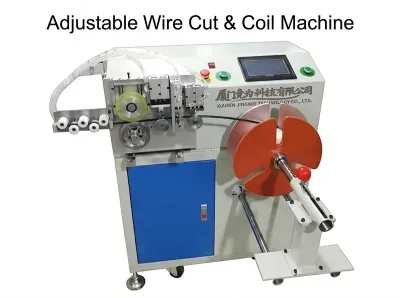 自動長さ計算・切断・巻き取り機 調整可能ワイヤーカットコイルマシン WPM-110CL - ケーブル巻き取り結束機