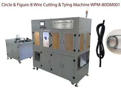 Automatic Circle & Figure-8 Wire Cutting & Tying Machine WPM-80DM001