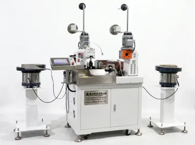 Αυτόματη Μηχανή Πτύχωσης Διπλής Κεφαλής - Vibrating Crimp Machine