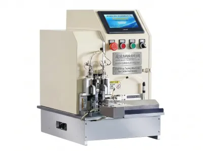 Automatic Flat Wrap Taping Machine for Cable Harnesses WPM-6-12 Thumb