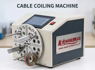 Automatic Cable Coiling Machine with Adjustable Speed WPM-2009L Thumb