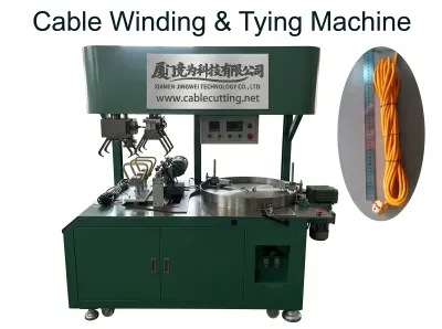 ケーブル自動巻線・結束機 3点結束 生産性向上 WPM-83T