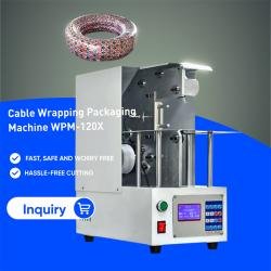 Semi-Automatic Cable Wrapping Packaging Machine WPM-120X