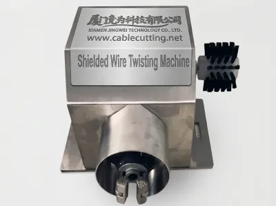 シールドワイヤー撚り機 精密ツイストマシン WPM-003A - 半自動ワイヤーブラシマシン