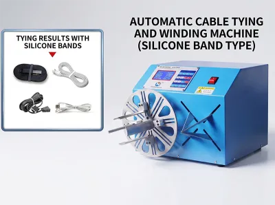 Legatrice Automatica per Cavi USB/Audio/Auricolari WPM-K289 - Macchina avvolgitrice e rilegatrice