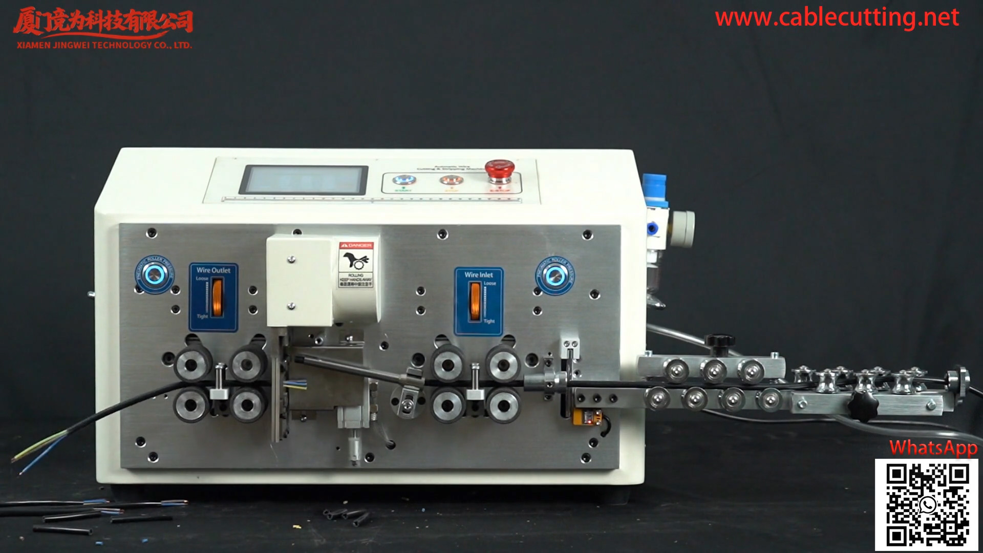 Double Round Multi-Core Wire Stripping &amp; Cutting Machine (2-8mm) WPM-YHT6