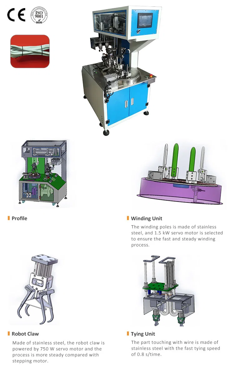 wire Coiling Machine, Automatic Wire Coiling Machine, Automatic Wire Coiling Winding Tie Machine