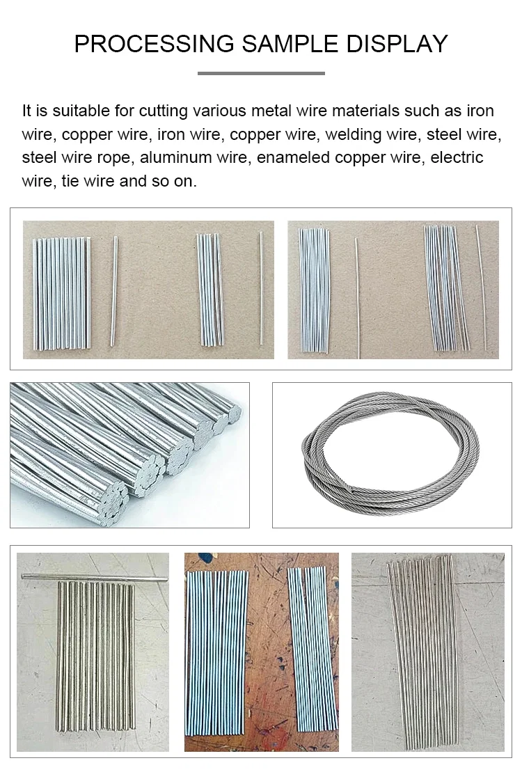 Wire Rope Cutting Machine, Metal Cutting Machine, Wire Straightening Cutting Equipment