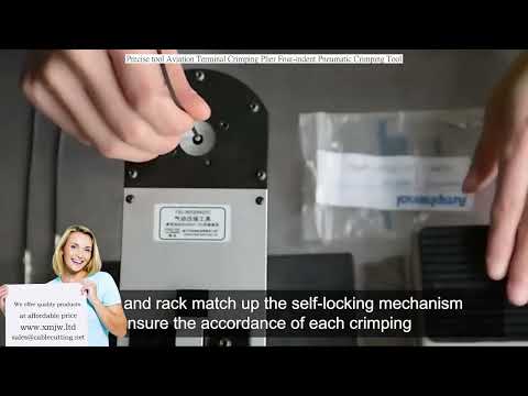 Precise tool Aviation Terminal Crimping Plier Four indent Pneumatic Crimping Tool