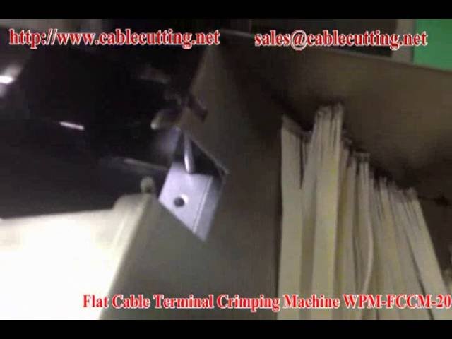 WPM FCCM-20 – Flatkabelpressmaskin för pålitlig terminalkrimpning