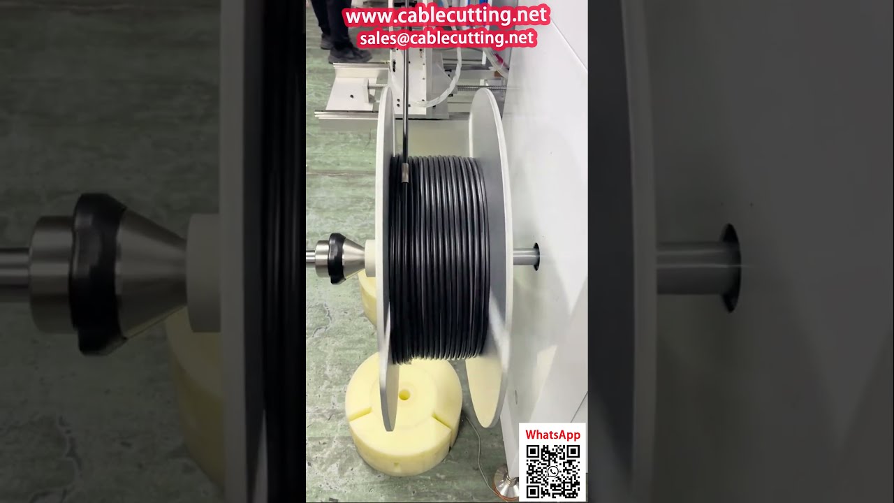 Enrouleuse Compteuse à Alignement pour Tuyau Flexible PVC  Gaine Thermorétractable