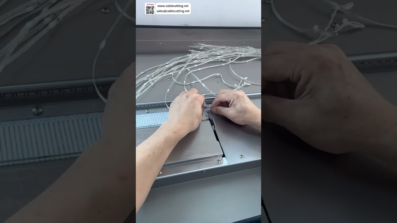 Nylon Cable Tie Machine for 2 5x60mm Ties  Flawless Bundling Tool Custom Built for Fairy Lights - Shorts