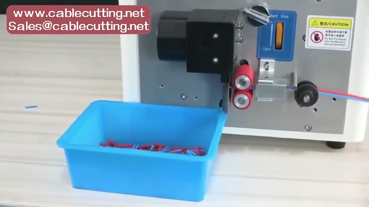 302 Automatic Wire Tube Pipe Cutting Machine with Touch Screen for Cable Sleeving and Stripping