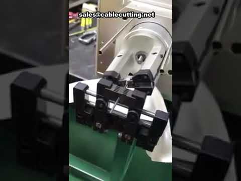 Coaxial wire stripping machine adjust cutter