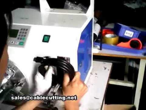 wire winding and tie machine, for 8 feet long HDMI cables