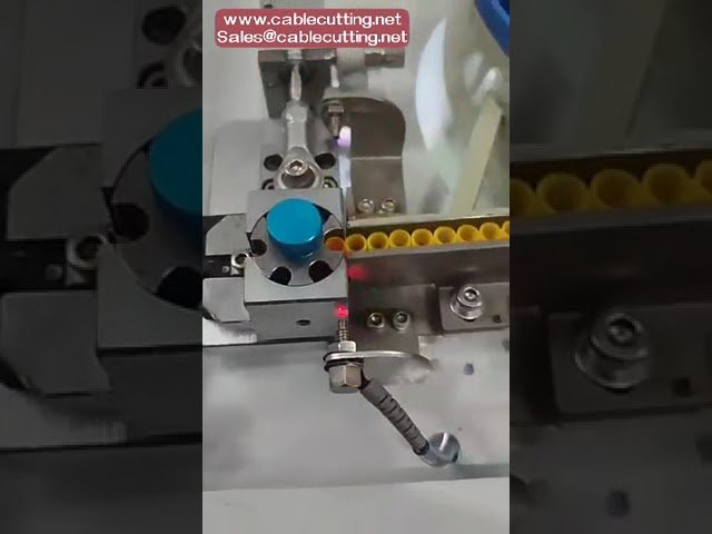 Pre-Insulated Wire Terminal Stripping and Crimping Machine | Tubular Ferrule Strip Crimp Machine