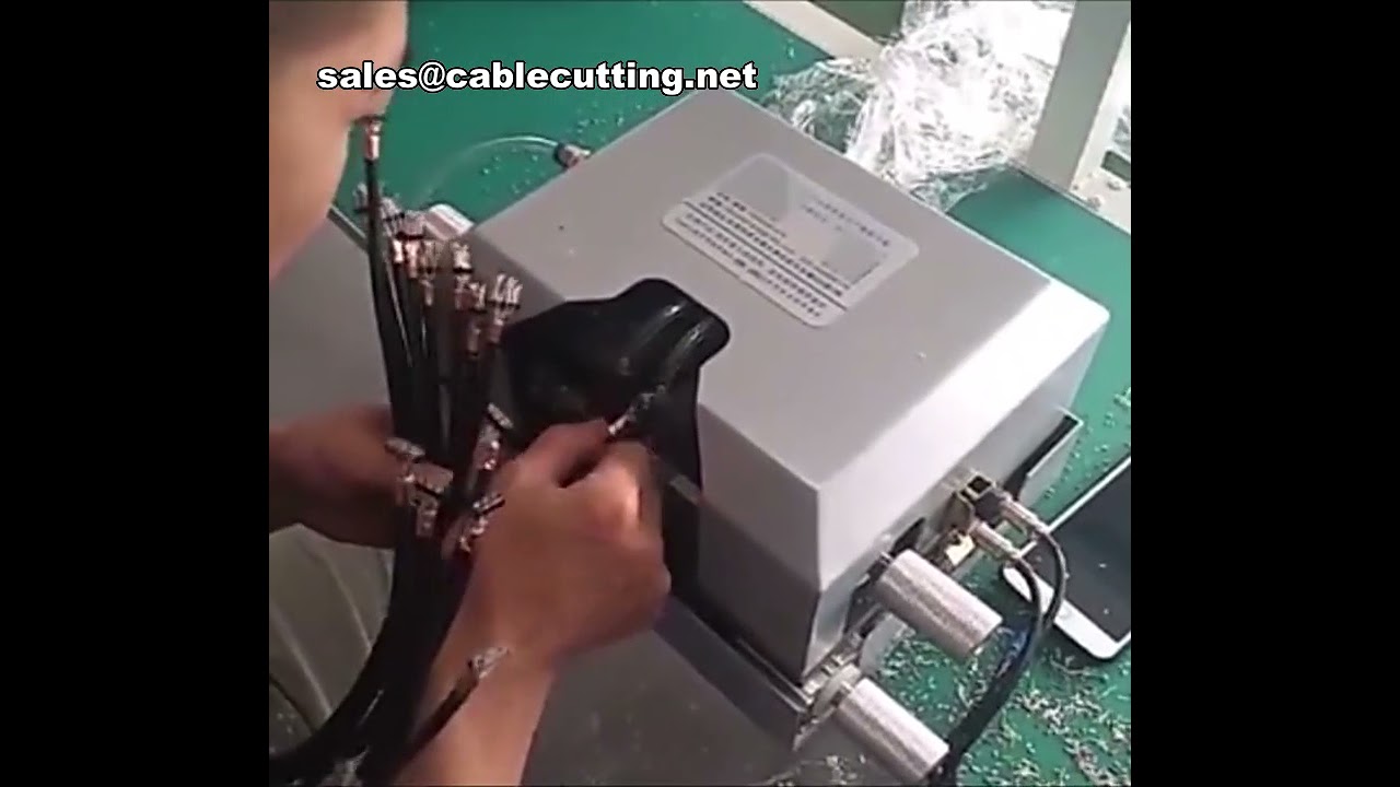 Specialized Multi Core Wire Double Parallel Stripping Machine Cable Tail Stripping Processing For Wi