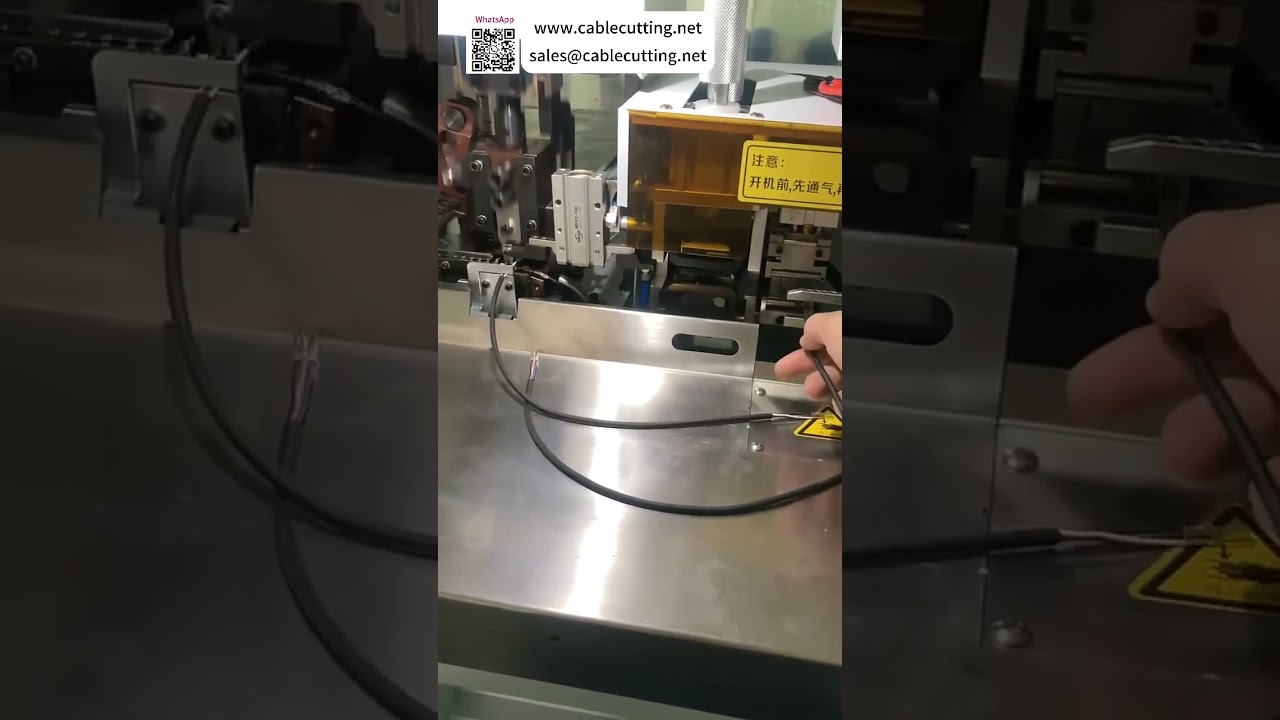 Semi Automatic Multi Core Sheathed Wire Stripping and Terminal Crimping Machine Assembly Tool