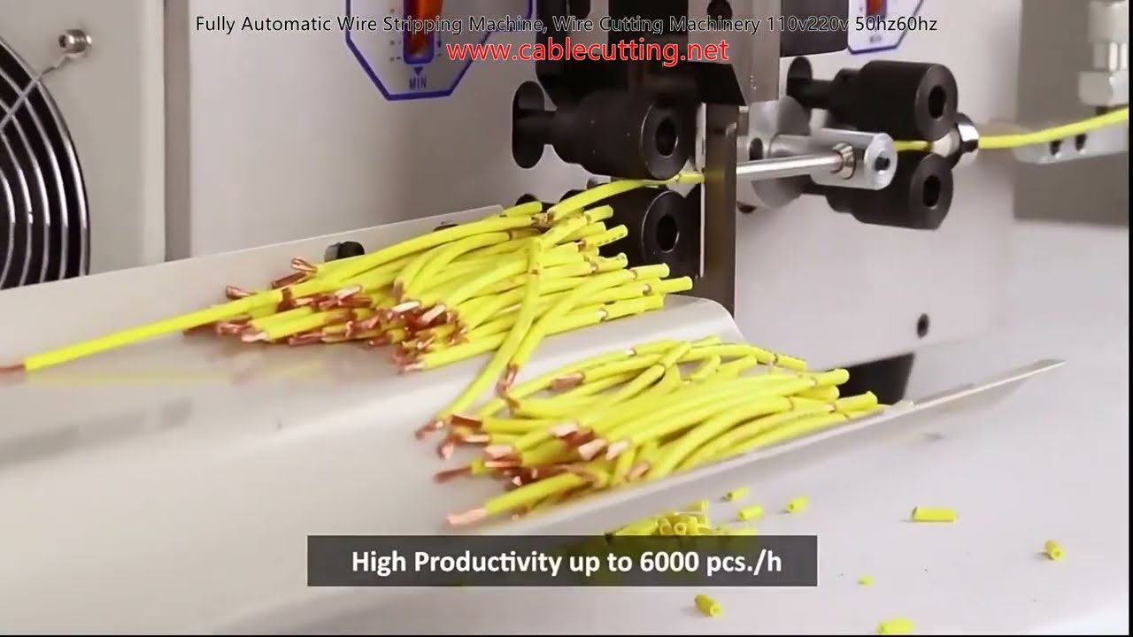Fully Automatic Wire Stripping and Cutting Machine 110v-220v 50hz-60hz