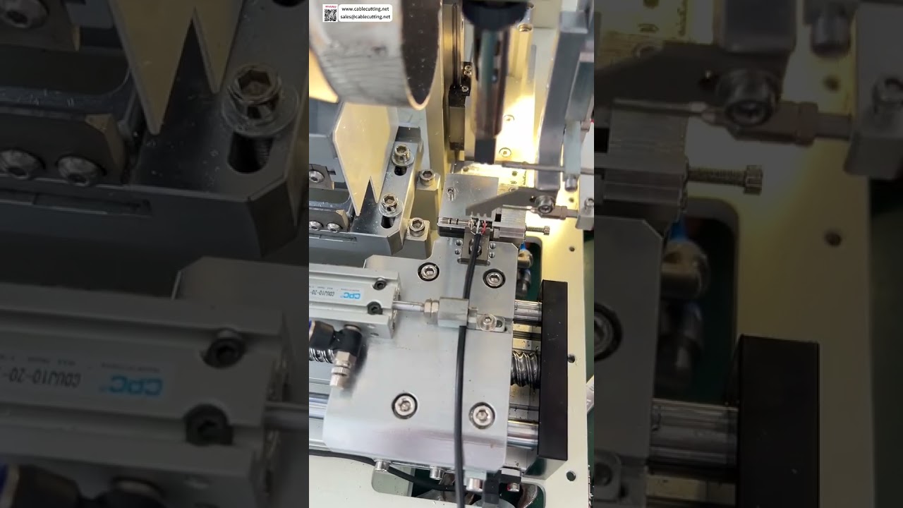 Wire Stripping & Soldering Machine  Flawless 3 5mm 3 Pin Connector Processing Welding - Shorts