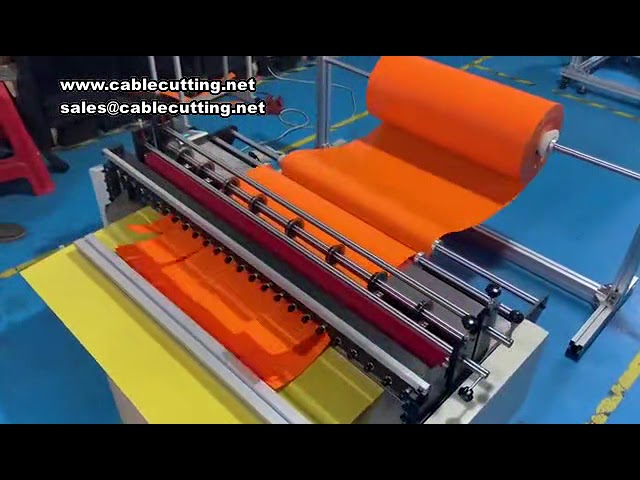 Kraft paper cutting machine direct wallpaper cutting machine tarpaulin horizontal cutting machine au