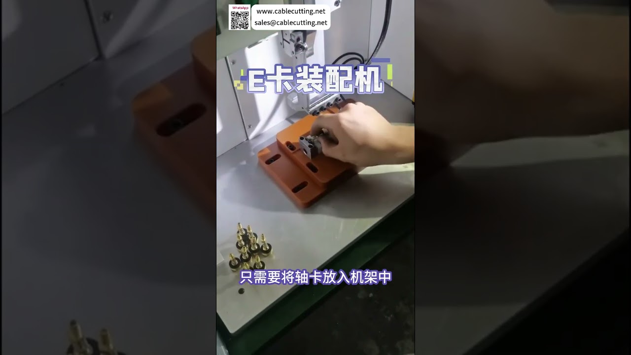 High Quality E Ring Assembly Machine Reliable Custom Automatic Manufacturing Equipment Factory