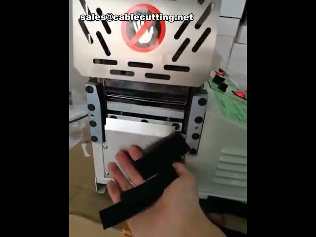 Advanced Magic Tape Loop Nylon Webbing Buckles Cutting Machine