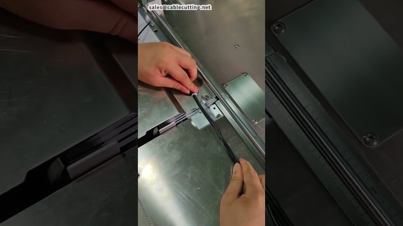 高效自動尼龍束帶機，提升產線效率！ #工廠 #自動化設備