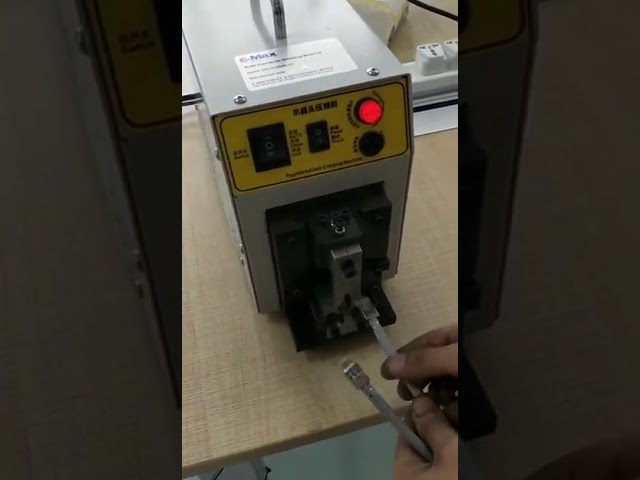 RJ-45 Connector Crimping Machine for Network Cable Assembly
