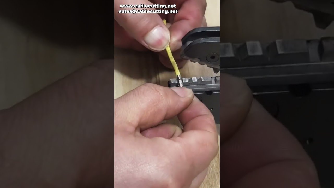 氣動壓接機｜航空端子四邊形精密壓接，自動化線束加工首選