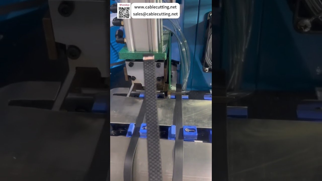 High Speed Laser Wire Stripping Machine For Braided Nylon Cables Clean Edge Removal Process - Shorts