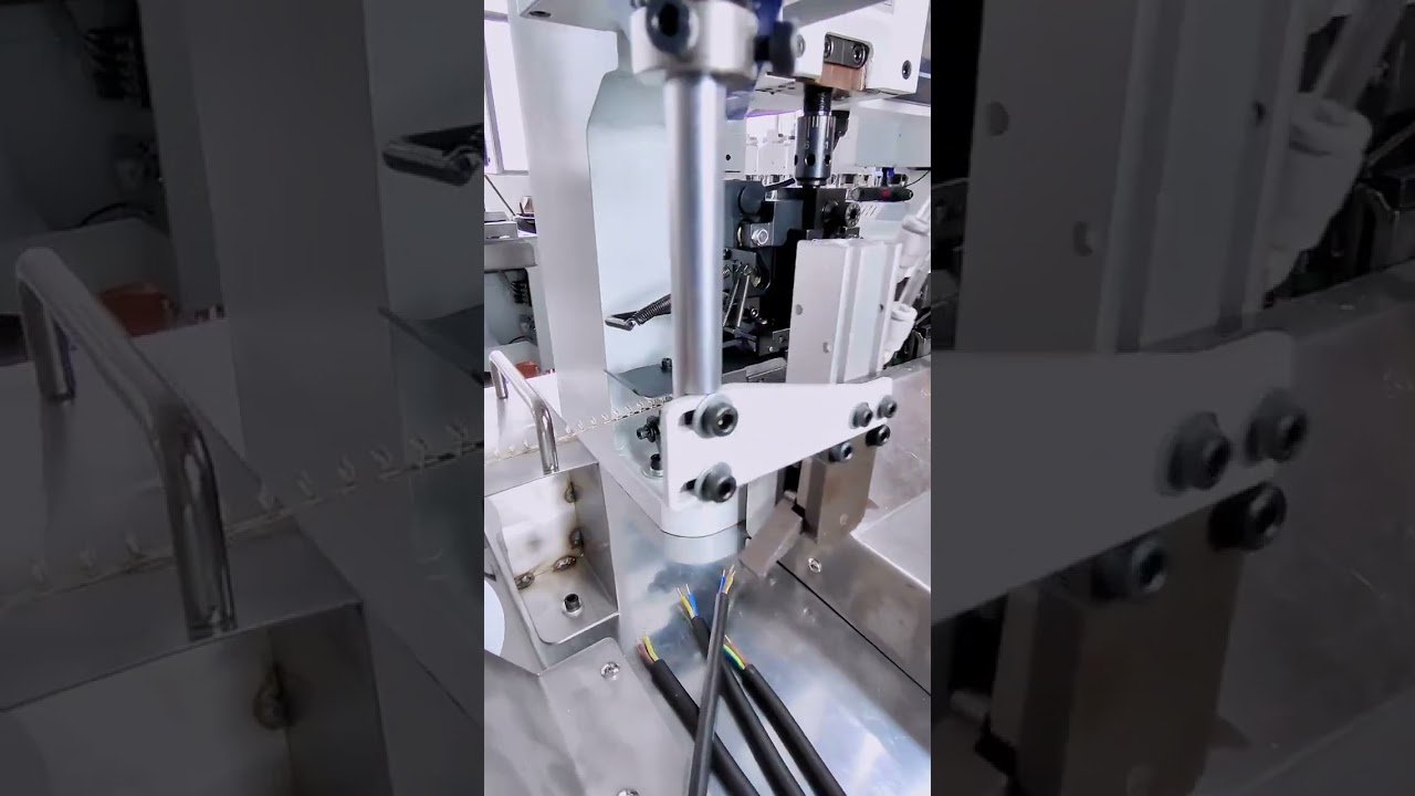 超短多芯線鯊魚齒端子壓接機 #工廠 #機械 #線纜剝線