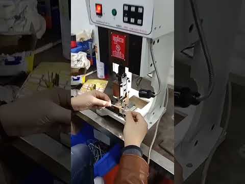 2T Terminal Crimping Machine Pre Insulated Wire Terminal Crimper, Semi Automatic