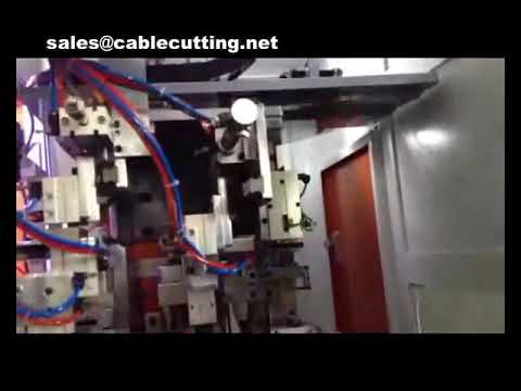 Three Pin Plug Inserts Crimping Machine