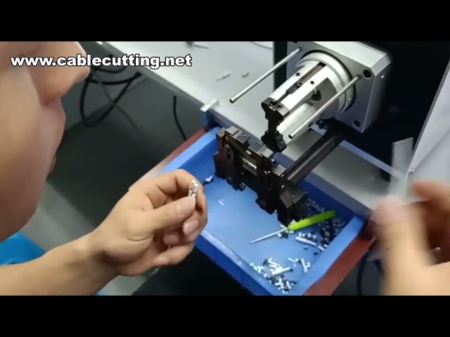 Coaxial Cable Stripping Machine | RG6 Coaxial Wire Stripper for Automation