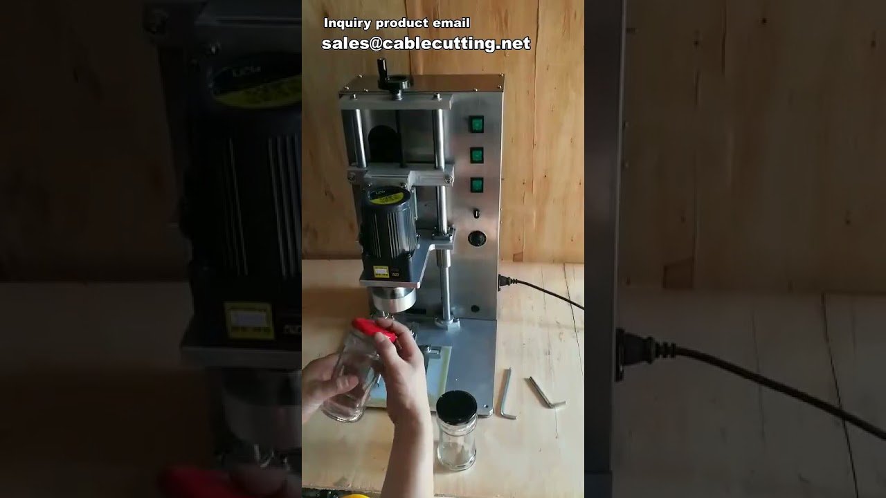 Tinplate Cover Plastic Lid Capping Machine for Factory Automation