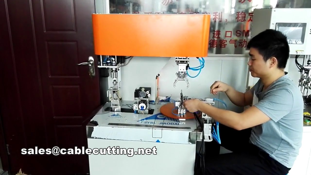earphone winding machine, s Y shape