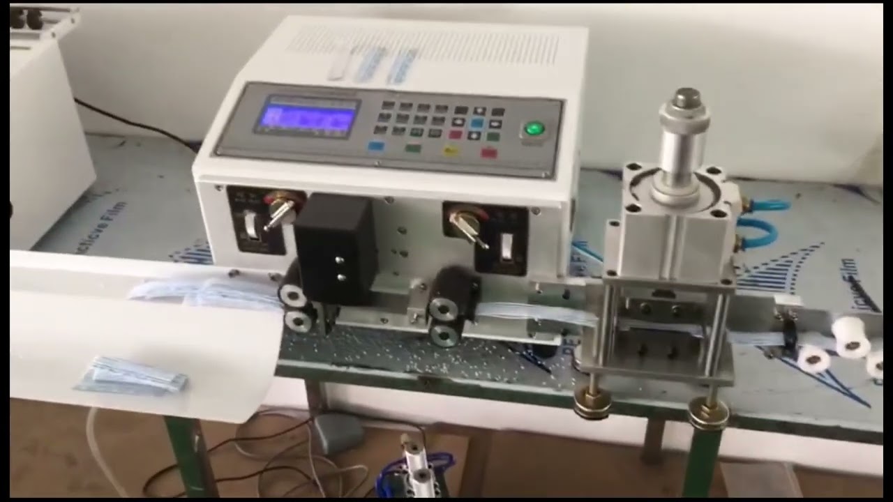 Flexible Flat Cable Wire Cutting And Stripping Machine High Precision