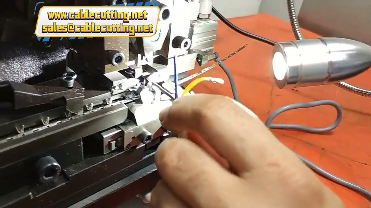 Super Mute Elektrisk Kabelavskalnings- och Terminalkrympmaskin