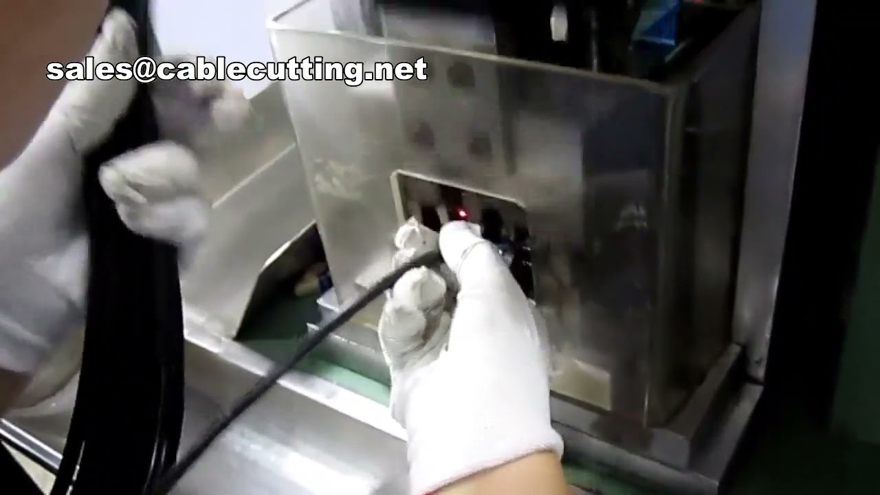 3 pin Power cord crimping machine