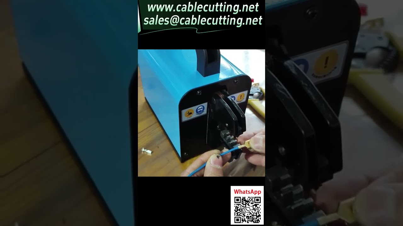 16M Wire Crimping Machine, 1-1 Plug Terminal Crimping Demonstration