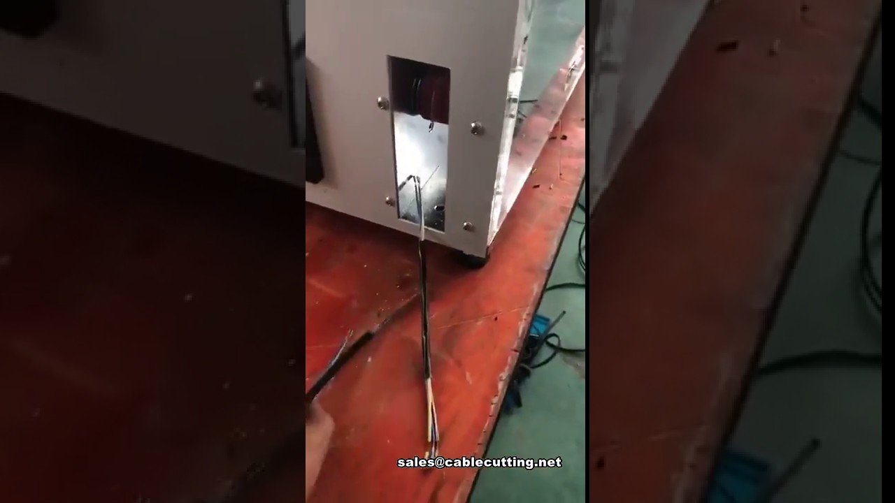 自動雙層護套剝線機 | 高效工業電纜剝線設備