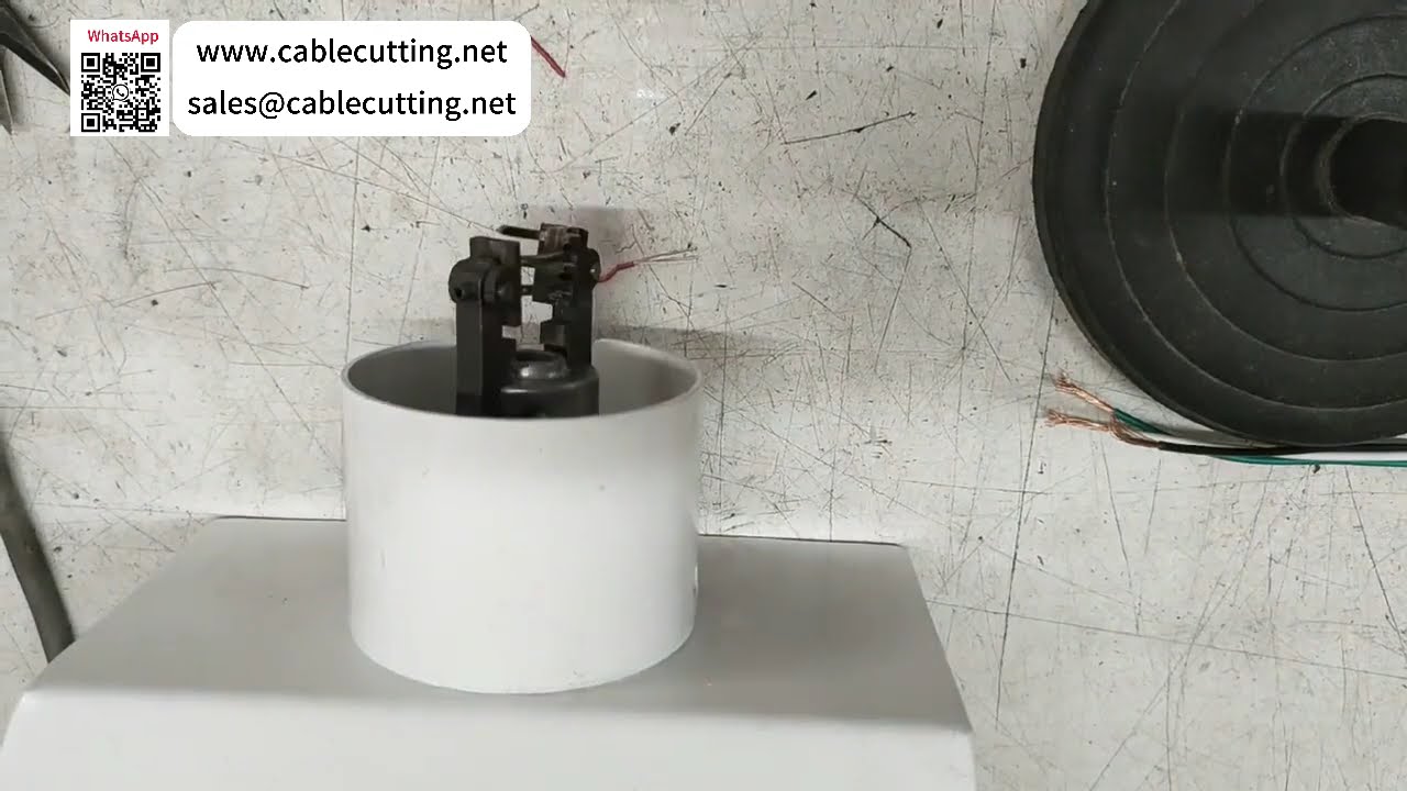 Fully Electric Twisting Machine for Thick Thin Long Short Single or Multiple Wires Work - Video
