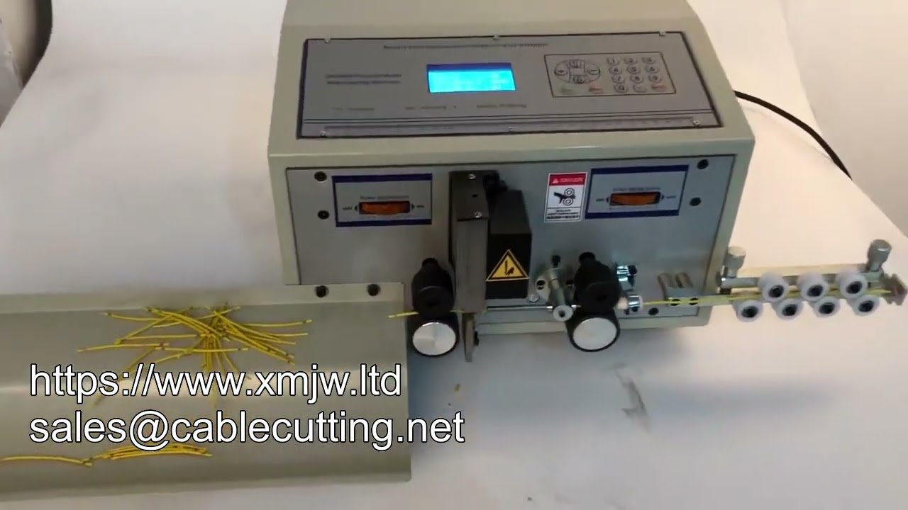 高效多芯電纜裁切剝線機｜自動化線材加工設備