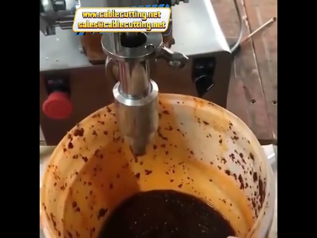 U Type Pneumatic Peanut Butter Sauce Paste Fillers Mixing Filling Machine