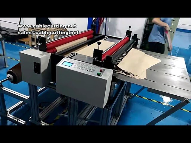 Automatisk skärmaskin för dammskyddstyg, omslagspapper och reflekterande film – hög precision och effektivitet