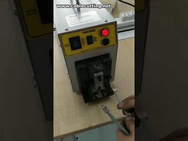 RJ45接頭壓接機｜網路線自動壓接設備｜高效Cat5/Cat6端子壓接