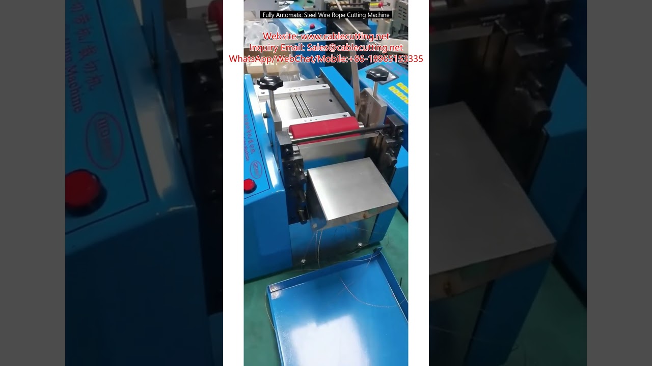 Fully Automatic Steel Wire Rope Cutting Machine